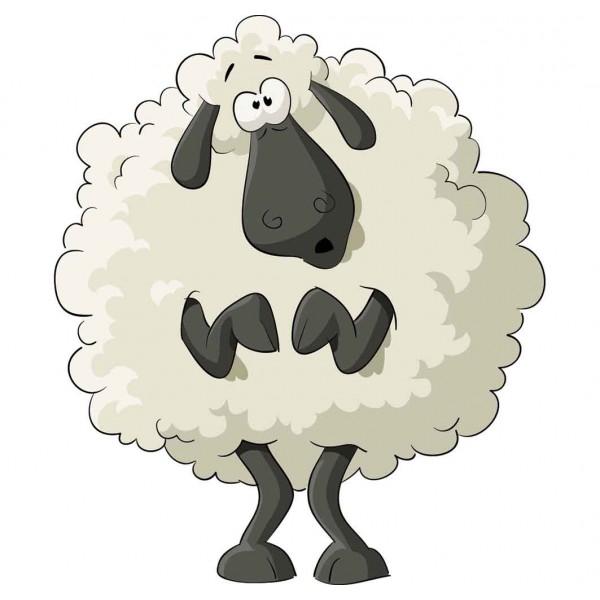 Смущенная овечка 