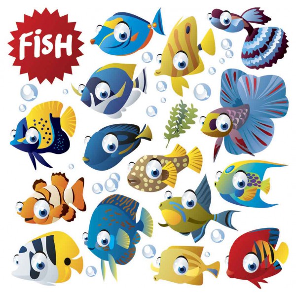 Разнообразие рыбок